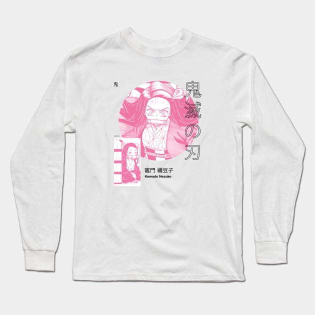 Nezuko Kamado Demon Slayer Kimetsu no Yaiba #2 Long Sleeve T-Shirt by Florcorte